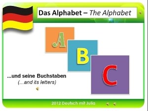Deutsch mit Julia - Das Alphabet