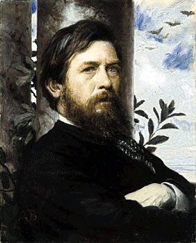 Arnold Böcklin (1827-1901), Selbstportrait (1873)